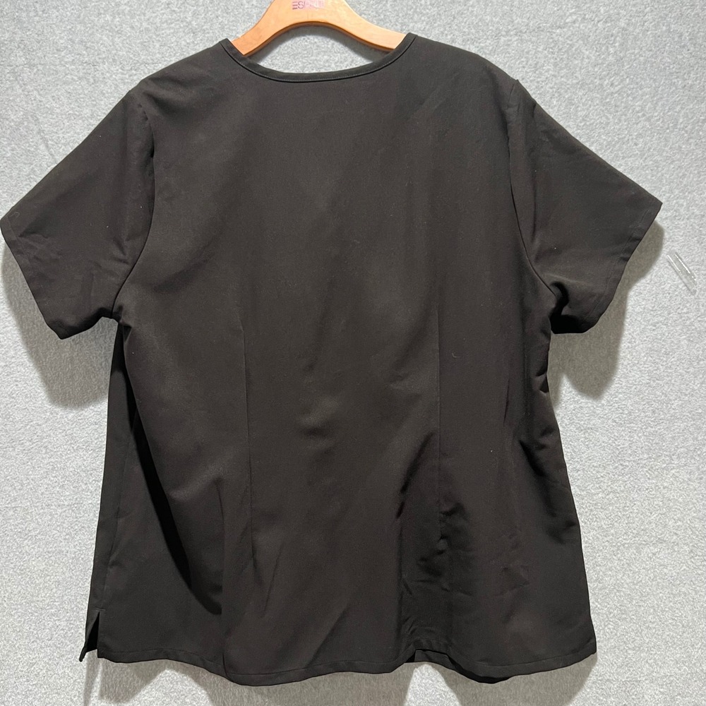 FIGS Technical Collection Mens 3XL Black One Pocket Scrub Top Short Sleeve - Picture 4 of 4